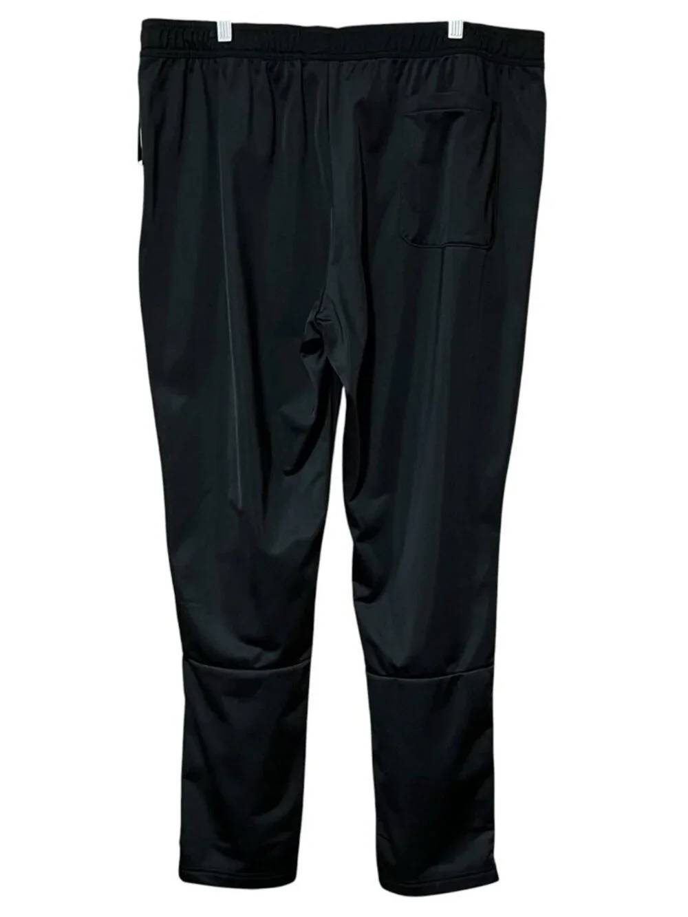 Adidas Men 2XL Black Tricot Track Pants NWT Zip Sporty Minimalist Streetwear